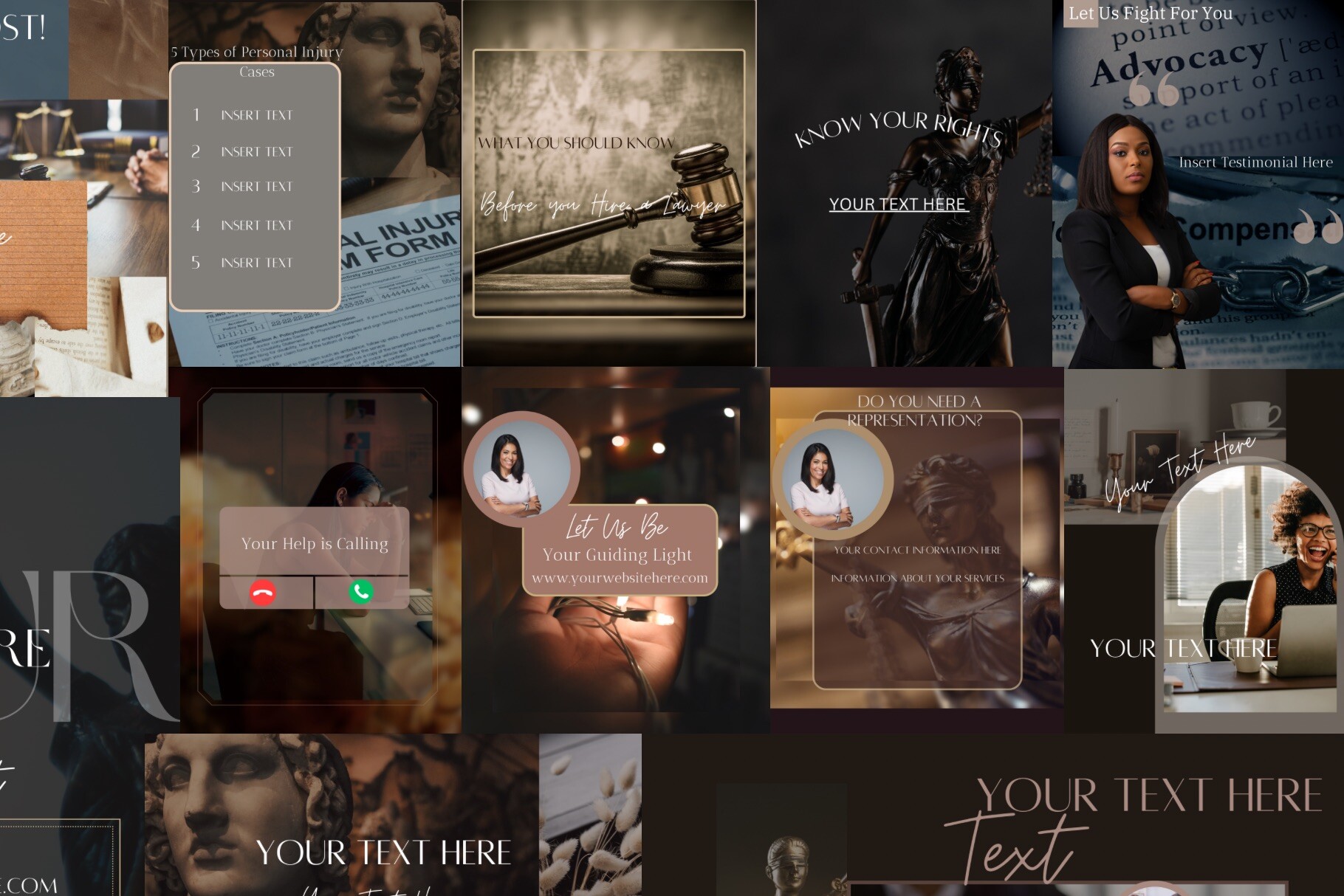 instagram template for story dark legal dark instagram canva template