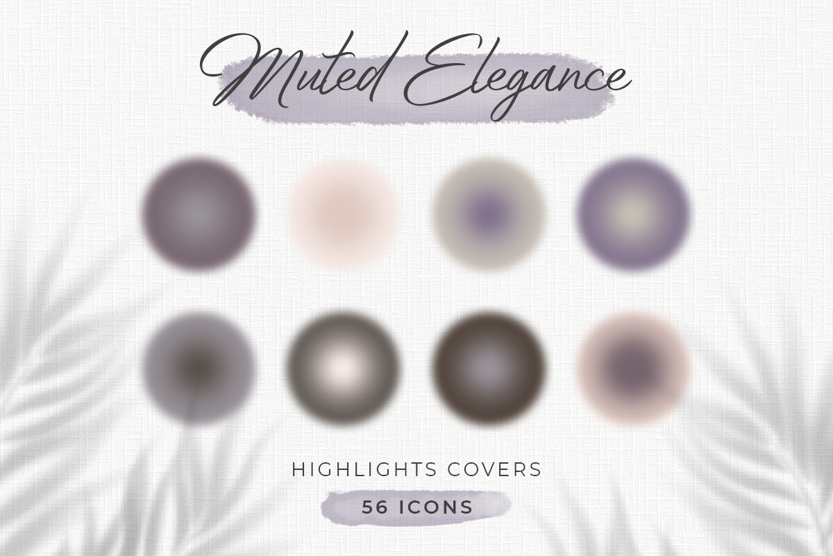 instagram story template aesthetic purple muted elegance aura highlight covers canva template