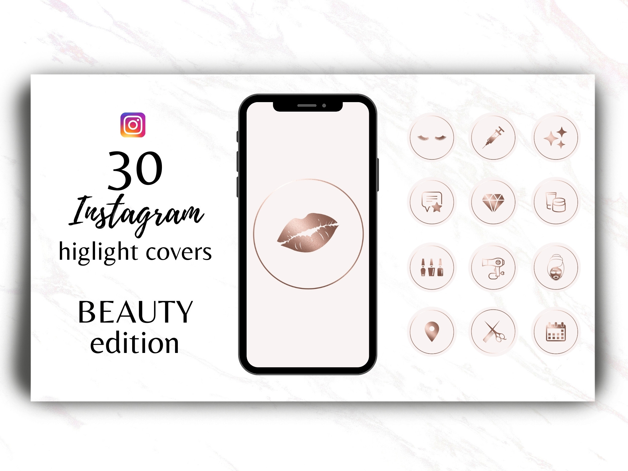10 Instagram Story Template Eye — Beauty Aesthetic Canva Designs 2026 6 instagram story template eye pink & rose gold beauty highlight covers canva template
