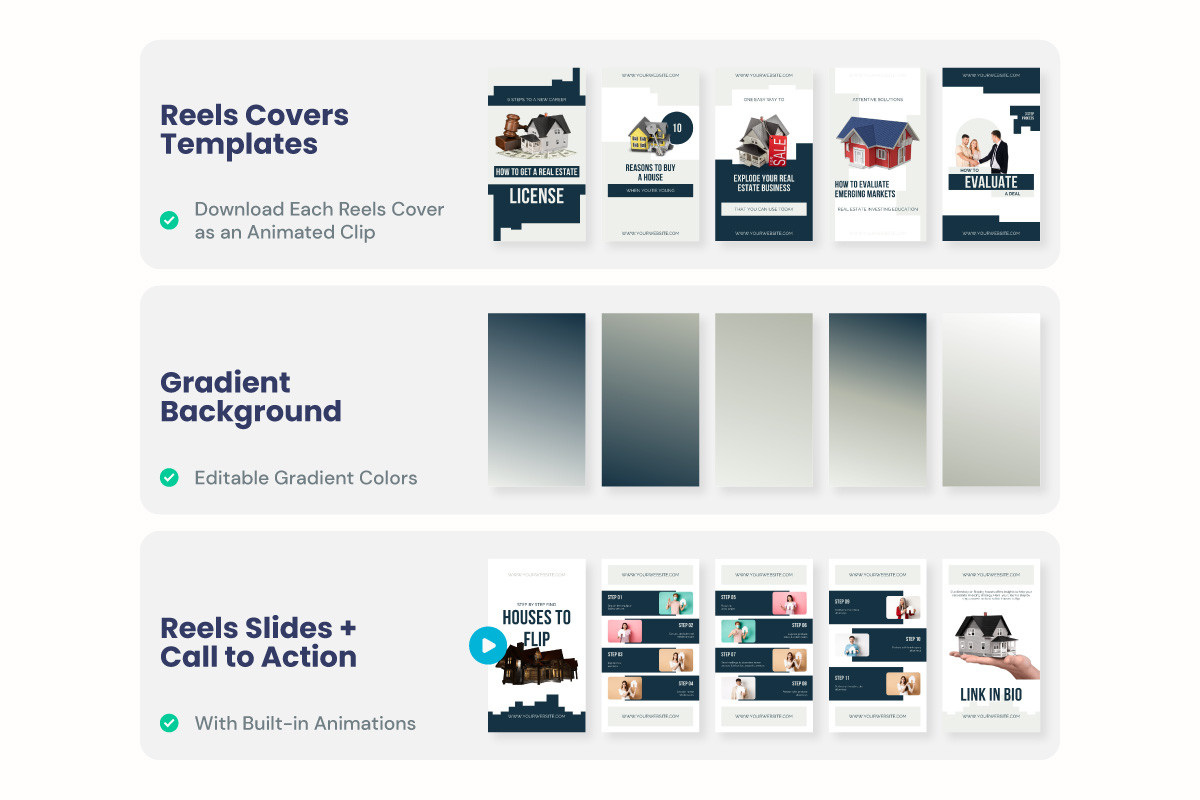 template instagram story konser real estate instagram reels canva canva template