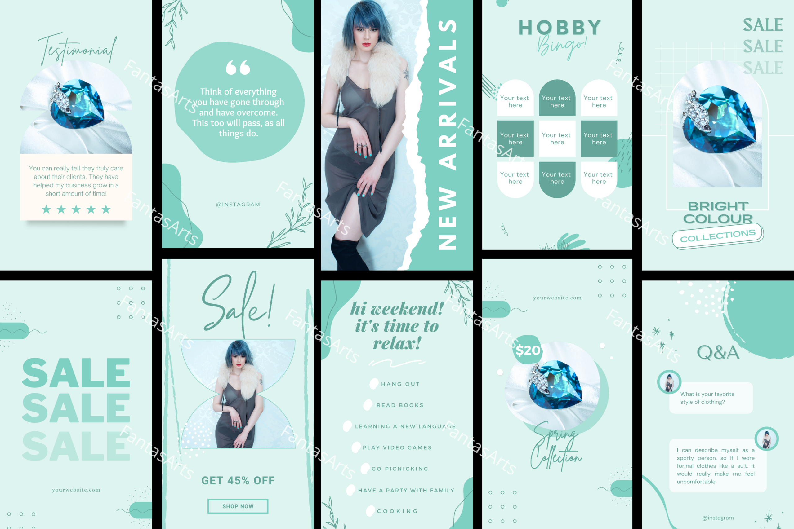 instagram template for story blue sky blue instagram story canva template canva template
