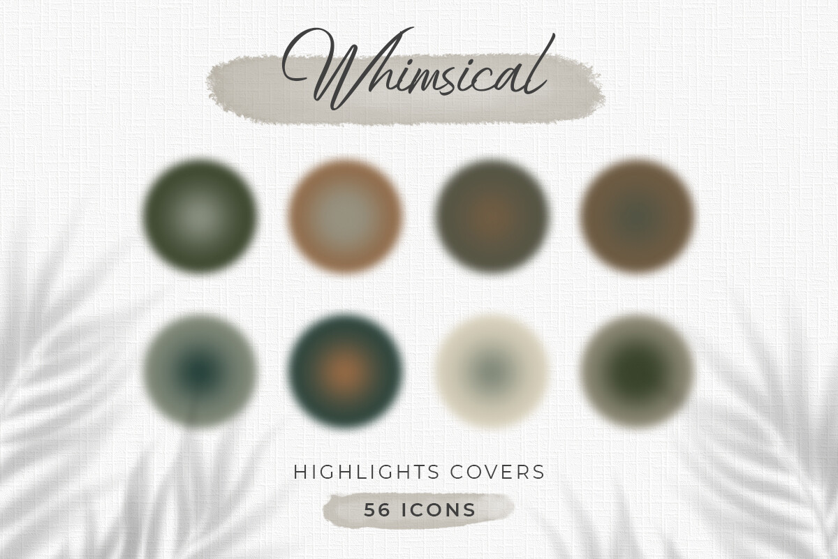 instagram template for story dark whimsical aura highlight covers canva template