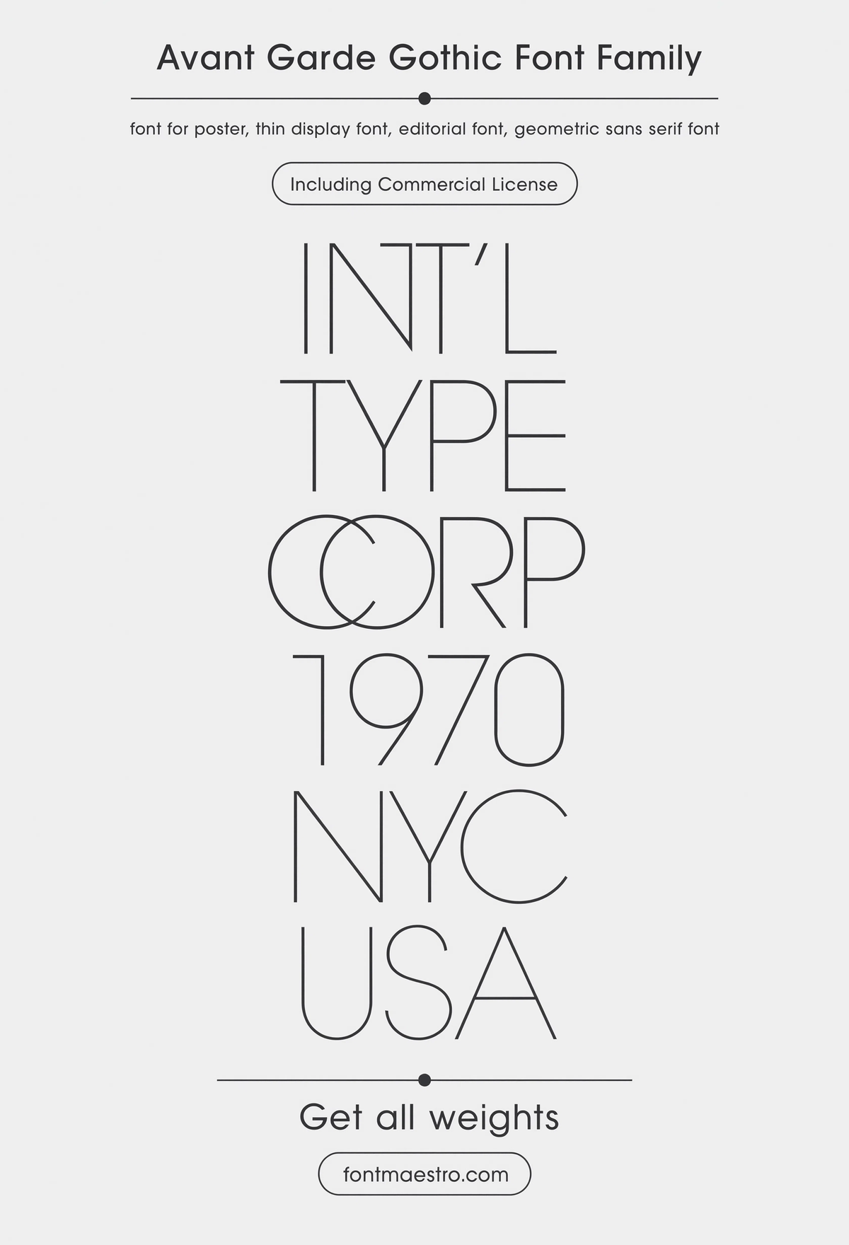Best Font for Poster Design — Bold Geometric Type for Events, Fashion & Retail Posters 6 font poster design extra light weight minimal poster type