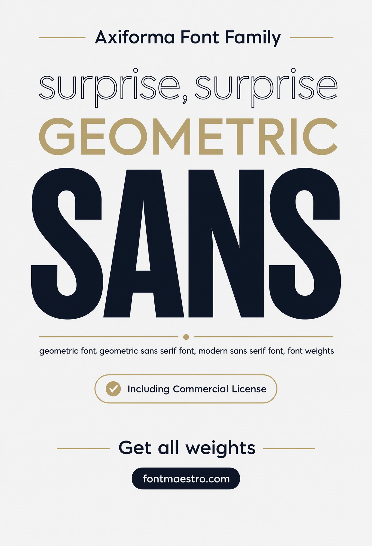 geometric letters font poster display sans-serif type