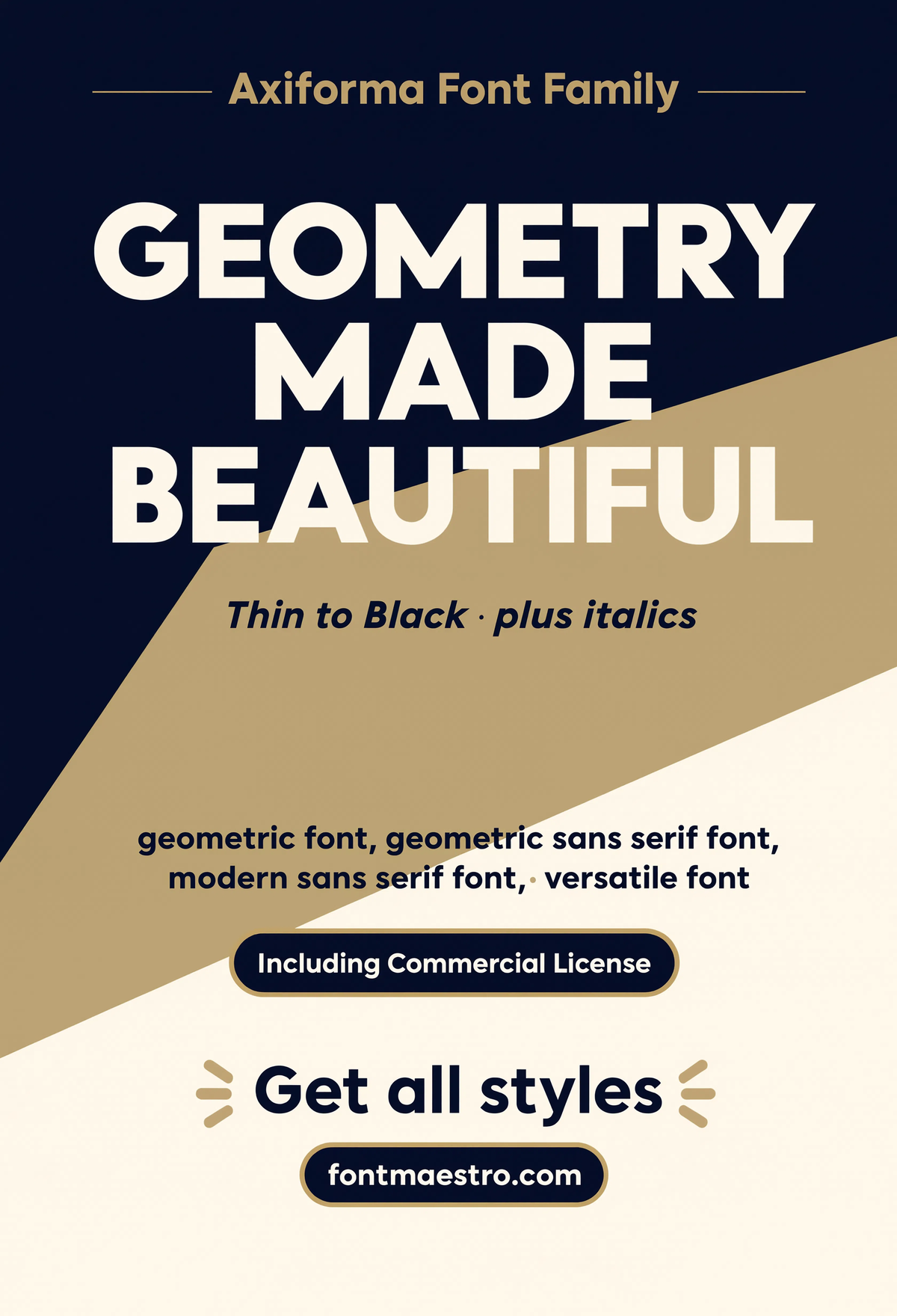 geometric letters font statement piece geometric sans