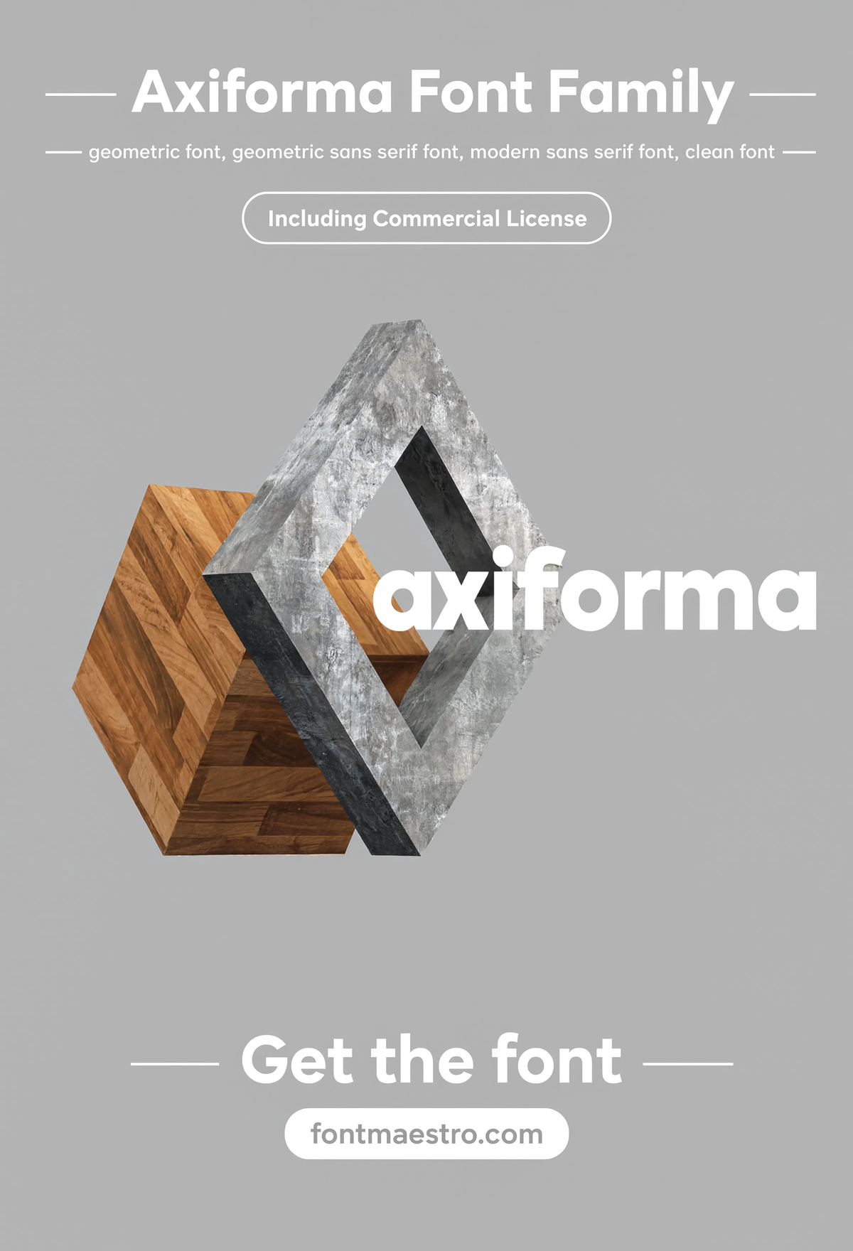 alphabet letters in fonts logo lockup geometric sans