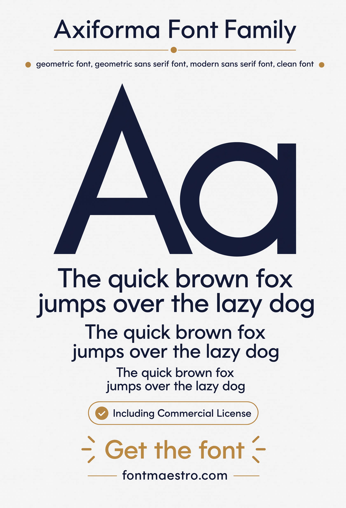 capital letters font styles pangram specimen geometric sans