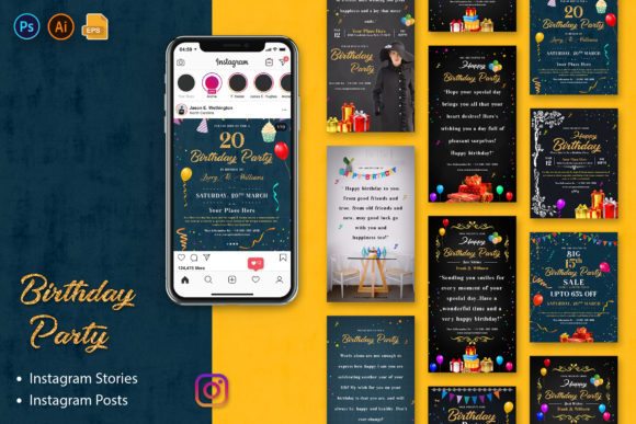 12 Birthday Layout Instagram Story for Best Friend — Aesthetic Templates 2026 11 birthday layout instagram story for best friend aesthetic template birthday party social media posts — set 2 canva template