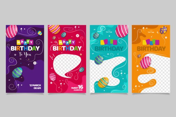 12 Birthday Layout Instagram Story for Best Friend — Aesthetic Templates 2026 4 birthday layout instagram story for best friend aesthetic template happy birthday instagram story template canva template
