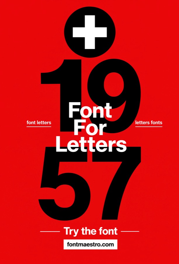 Alphabet Font For Letters: Neue Helvetica for Signage & Large-Scale Lettering 12 font for letters swiss cross grid