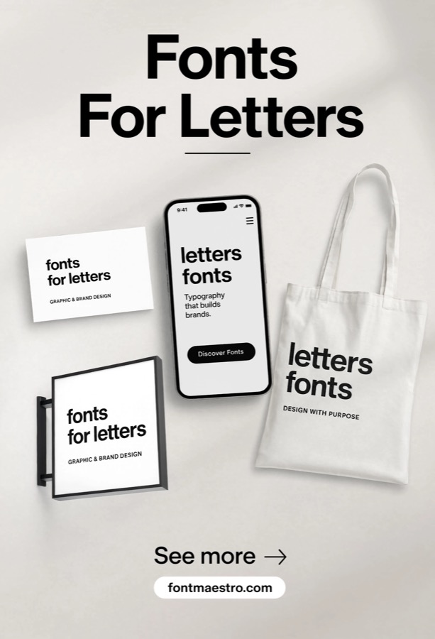Alphabet Font For Letters: Neue Helvetica for Signage & Large-Scale Lettering 16 fonts for letters mockups presentation