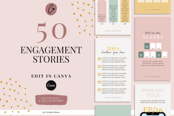 canva instagram story templates instagram engagement stories template editable
