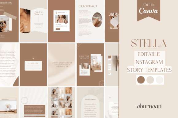 canva instagram story templates boho instagram story templates canva editable