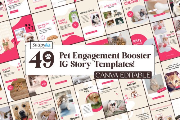 canva instagram story templates pet instagram canva story templates editable