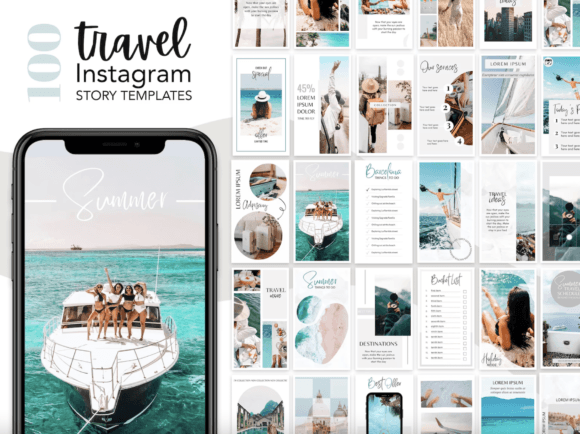 canva instagram story templates 100 travel instagram story templates editable