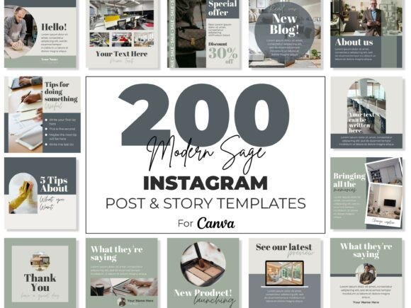 canva instagram story templates modern instagram canva templates kit editable