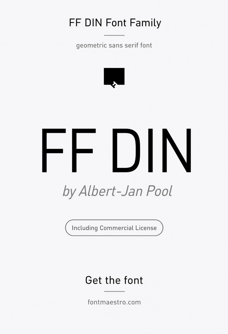 Display Fonts for Industrial Branding: What FF DIN Gets Right That Most Grotesques Miss