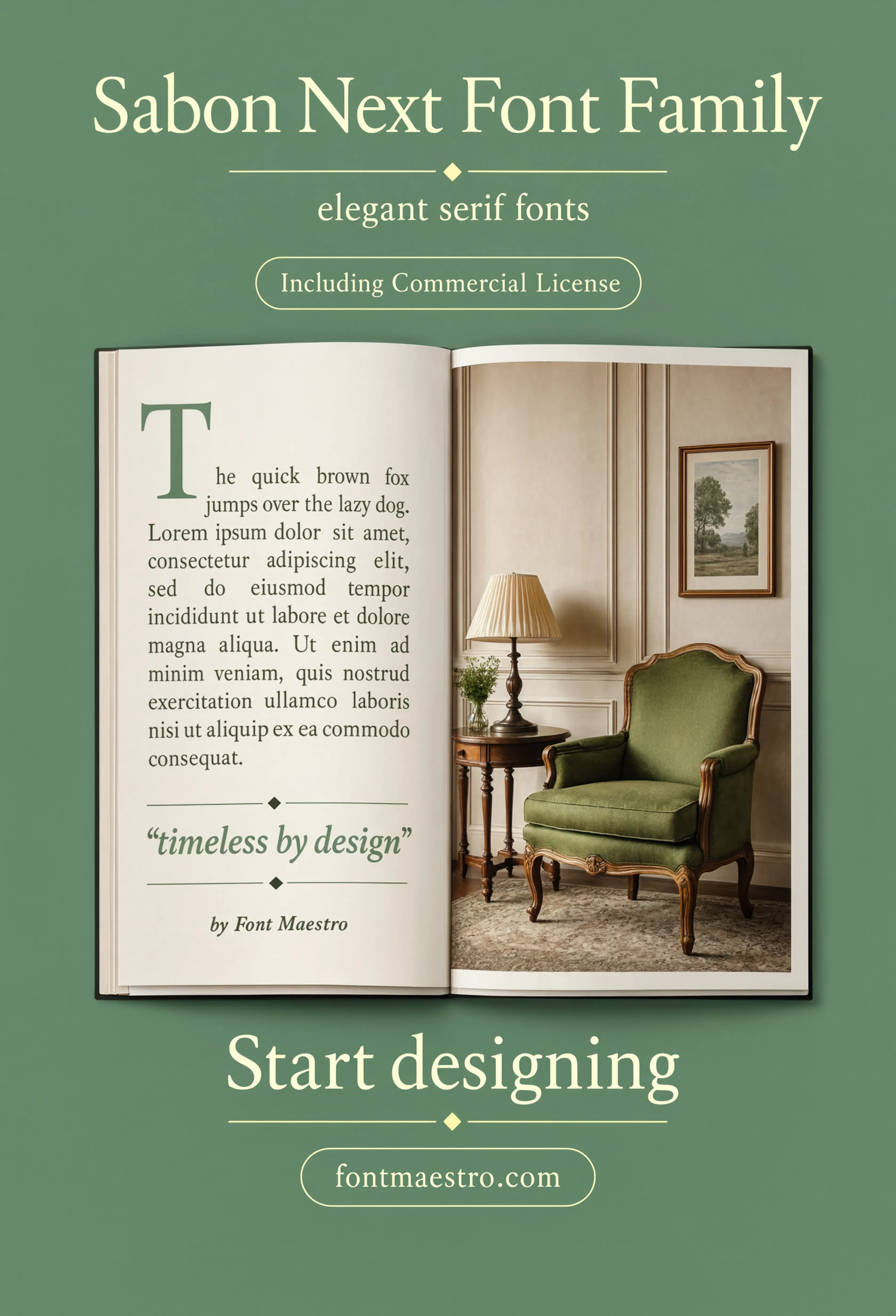 Elegant Font Design: 6 Old-Style Serifs That Read as Sophisticated, Not Decorative 11 elegant font design Sabon Next editorial layout