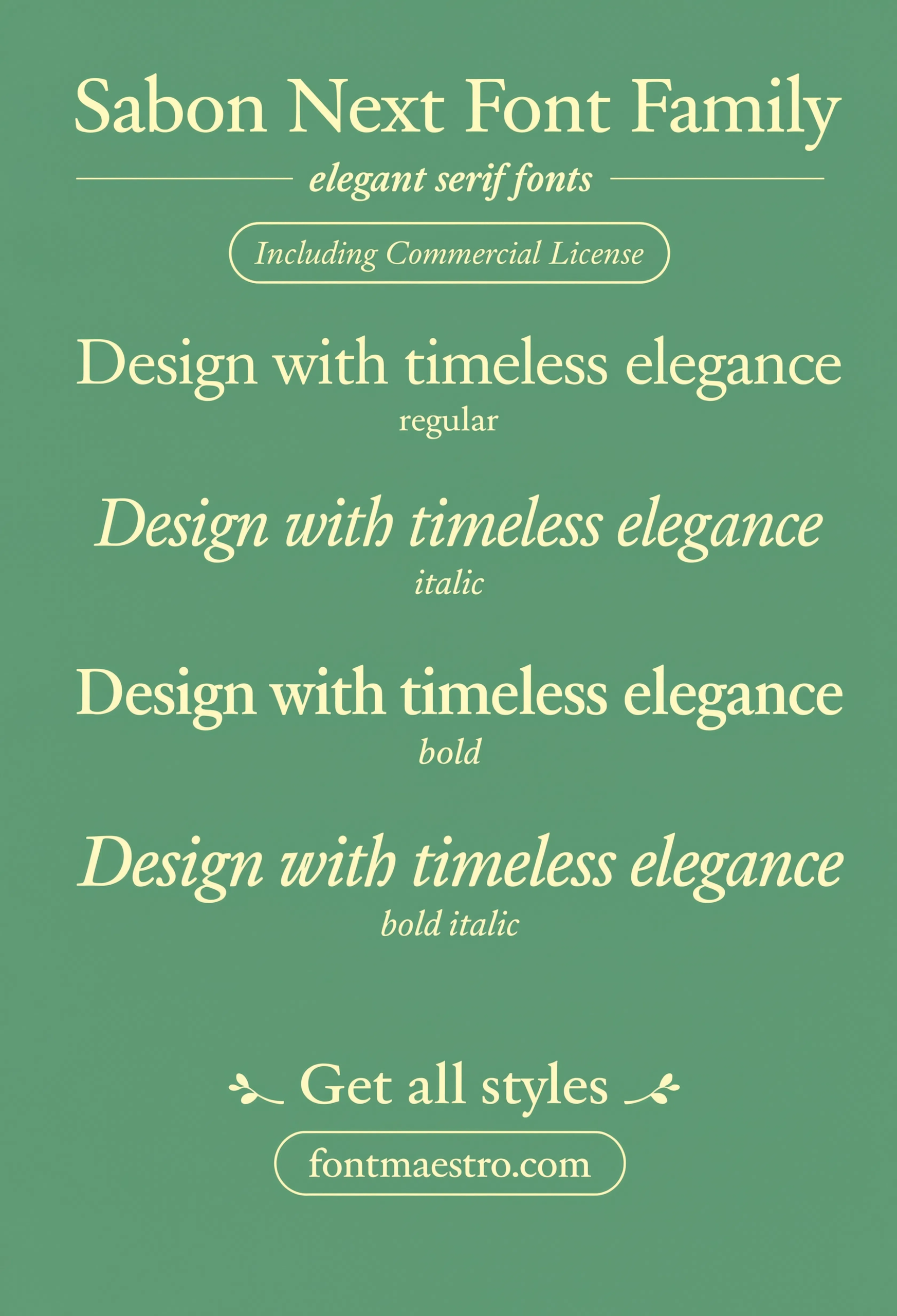 Elegant Font Design: 6 Old-Style Serifs That Read as Sophisticated, Not Decorative 14 elegant font design Sabon Next weight ladder