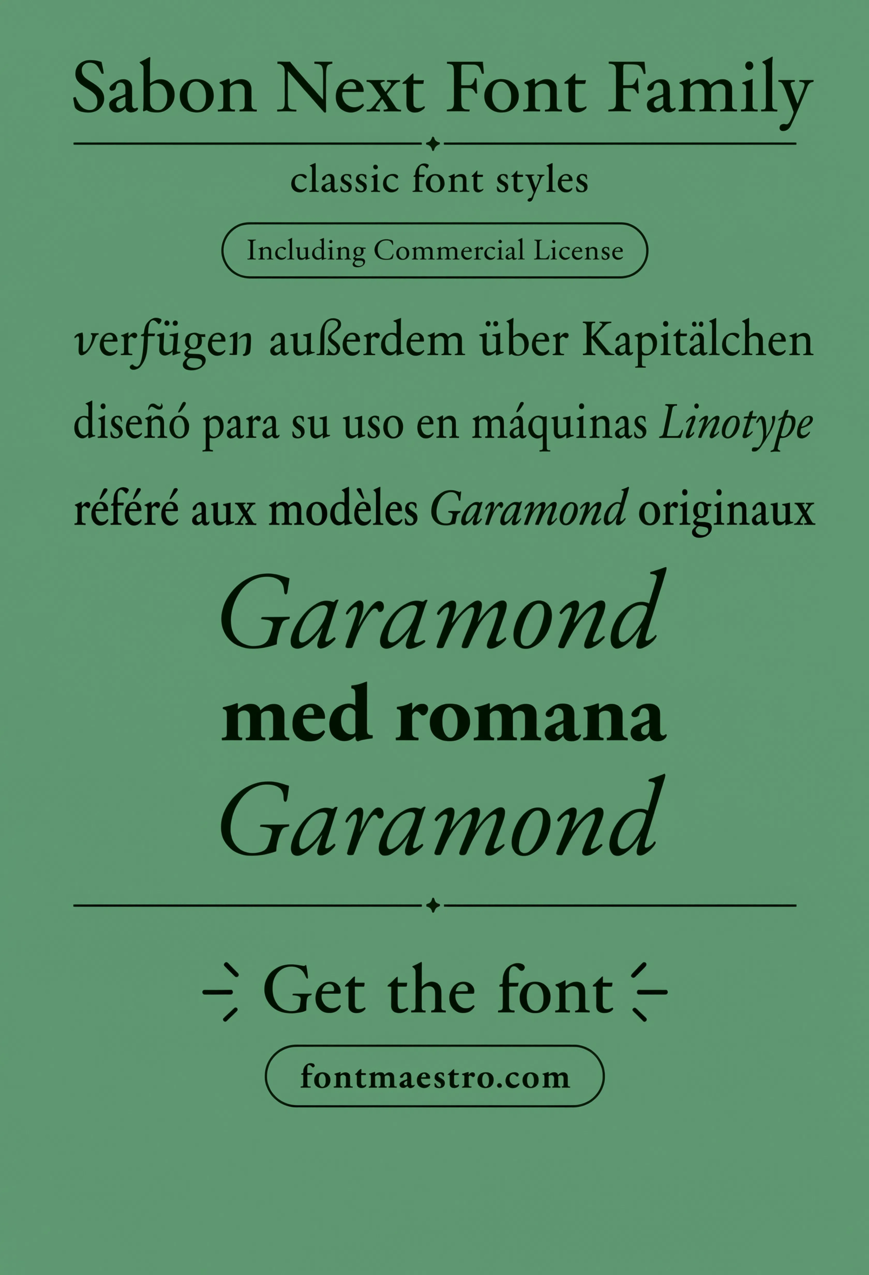 Elegant Font Design: 6 Old-Style Serifs That Read as Sophisticated, Not Decorative 8 elegant font design Sabon Next multilingual character set