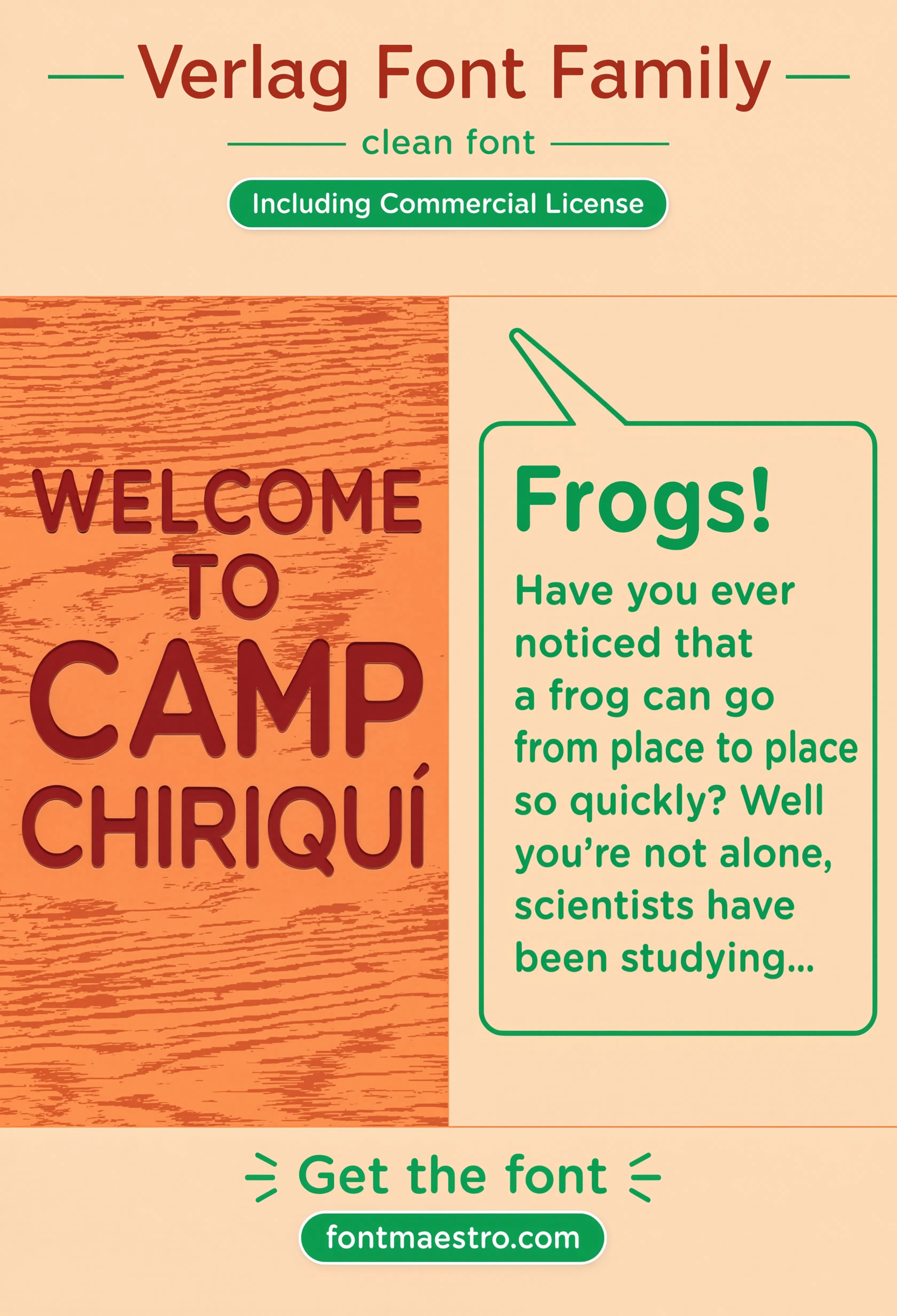 Font Style For Architecture: What Actually Reads on Signage 8 font style for architecture Verlag camp poster