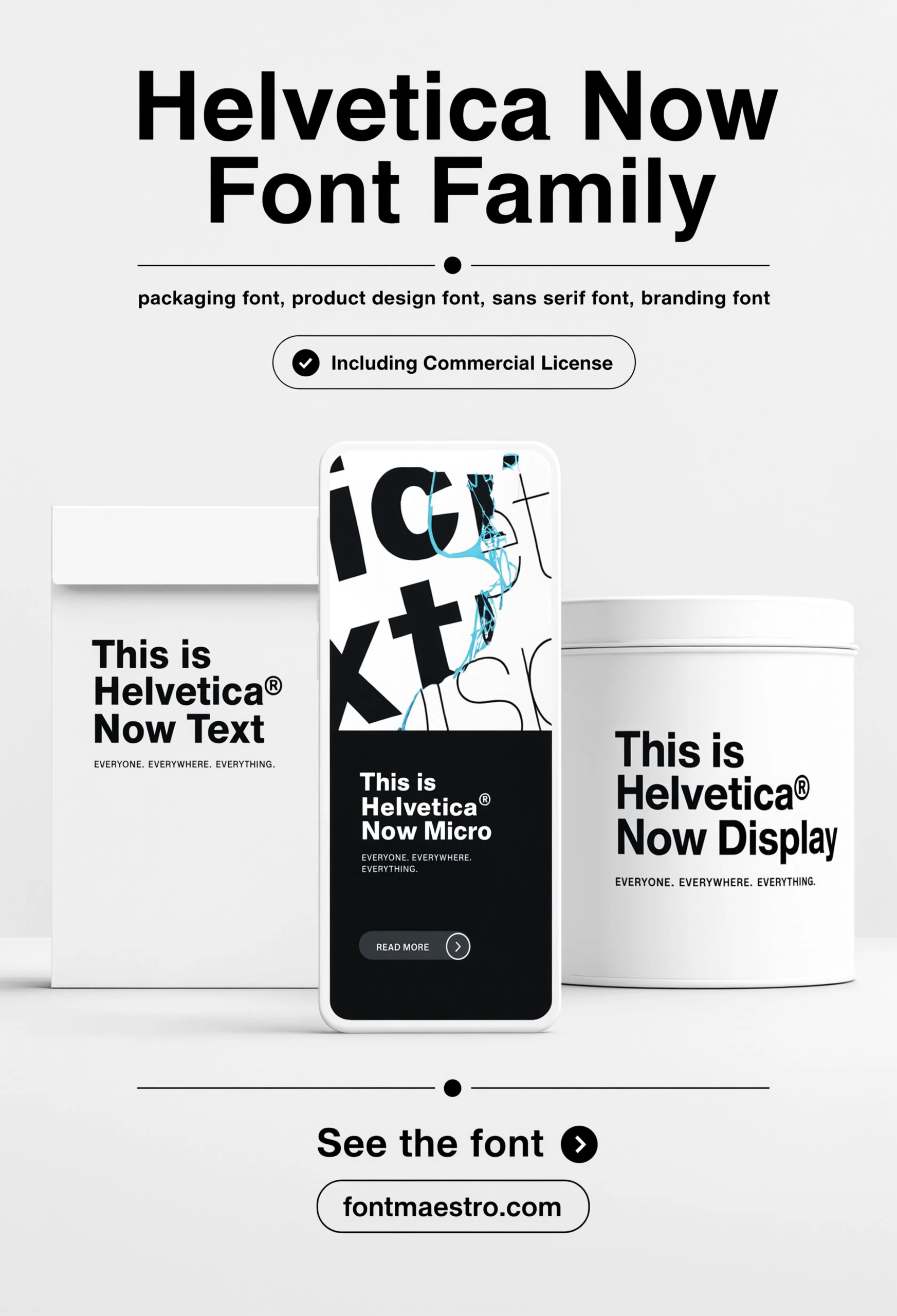 Best Font Design Choices for Type That Holds Up at Any Size 4 font design helvetica now packaging mockup