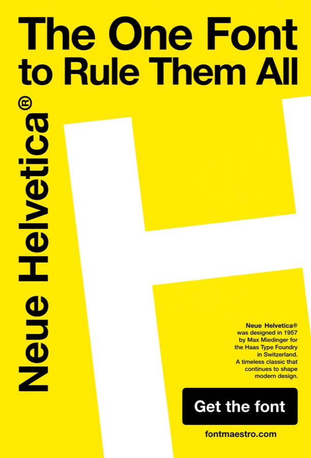 helvetica giant h scale