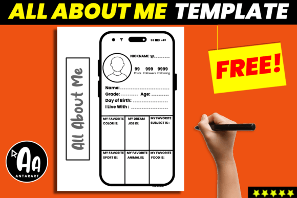 instagram story template about me all about me instagram template poster canva template