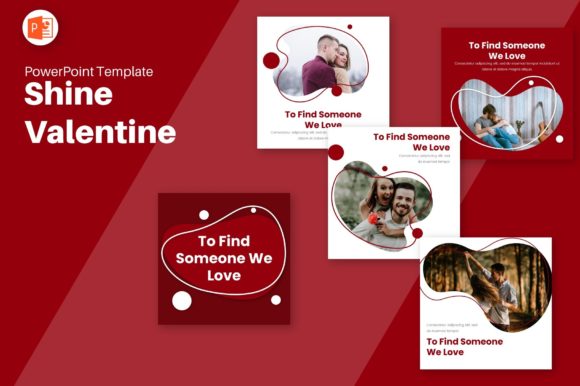 instagram story template love instagram feed — shine valentine canva template
