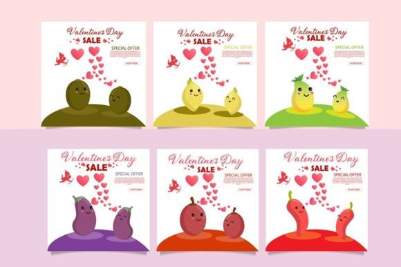 instagram story template love instagram feed template — love fruits canva template