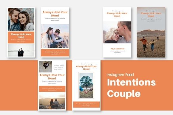 instagram story template love instagram story — intentions couple canva template
