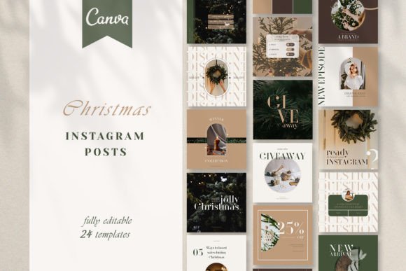 instagram story template new year christmas instagram templates editable canva