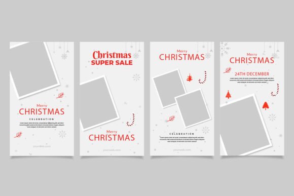 instagram story template new year christmas instagram stories template editable canva