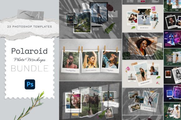 instagram story template polaroid photo collage polaroid photo templates big set canva template