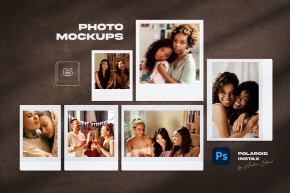 instagram story template polaroid photo collage polaroid instax photo frames canva template