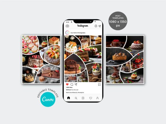 instagram story template polaroid photo collage creative instagram post photo collages canva template