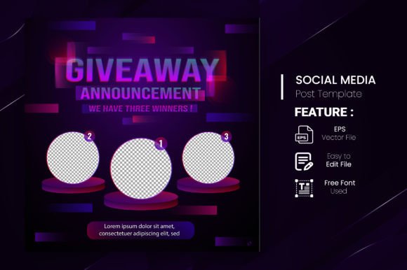 instagram story template quiz giveaway contest giveaway quiz contest and announcement canva template