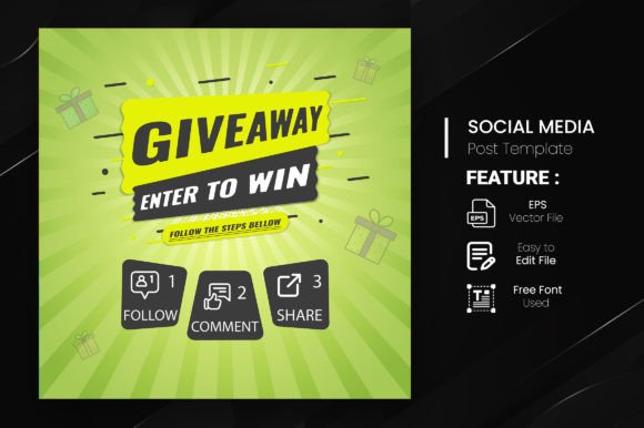 instagram story template quiz giveaway contest giveaway quiz contest for social media — set 24 canva template