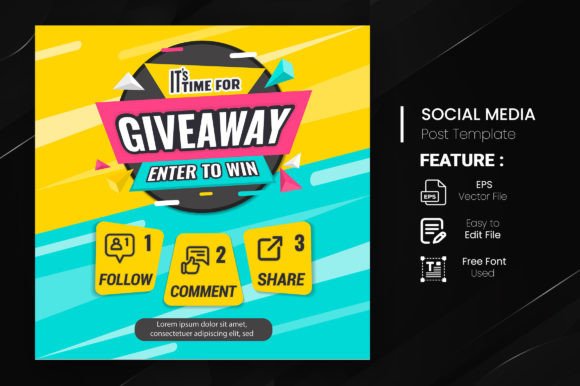 instagram story template quiz giveaway contest giveaway quiz contest for social media — set 23 canva template
