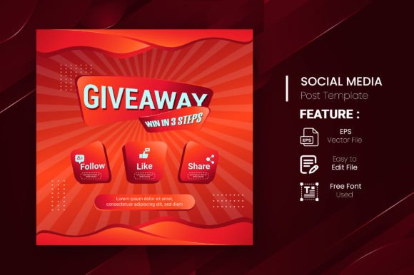 instagram story template quiz giveaway contest giveaway quiz contest for social media — set 7 canva template