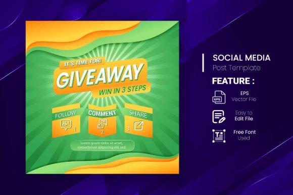 instagram story template quiz giveaway contest giveaway quiz contest for social media — set 14 canva template