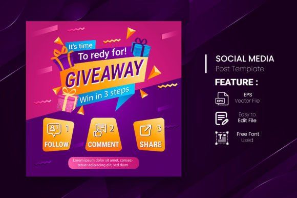 instagram story template quiz giveaway contest giveaway quiz contest for social media — set 8 canva template