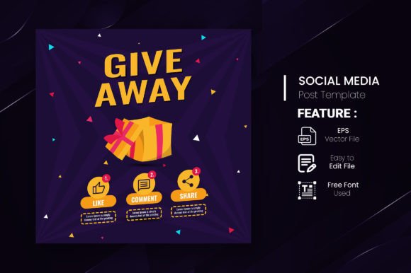 instagram story template quiz giveaway contest giveaway quiz contest post template — set 2 canva template