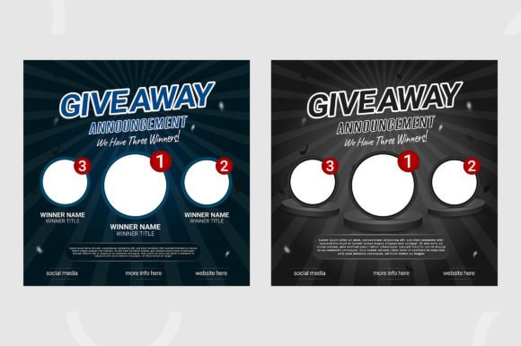 instagram story template quiz giveaway contest giveaway quiz contest for social media — set 3 canva template