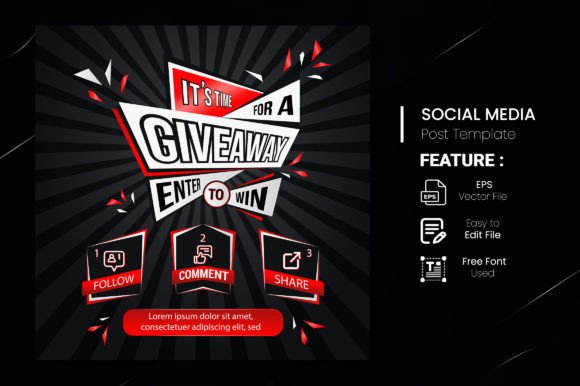 instagram story template quiz giveaway contest giveaway quiz contest for social media — set 21 canva template