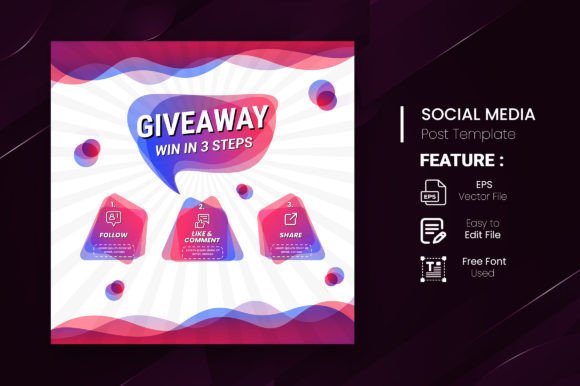 instagram story template quiz giveaway contest giveaway quiz contest for social media — set 6 canva template