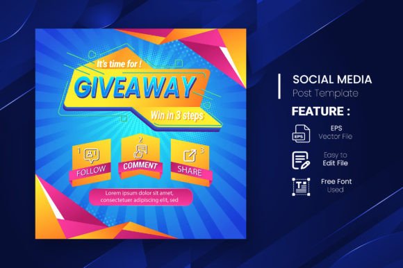 instagram story template quiz giveaway contest giveaway quiz contest for social media — set 11 canva template
