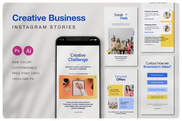 24 Instagram Story Template Business Designs for 2026 12 instagram story template business creative business instagram story editable canva