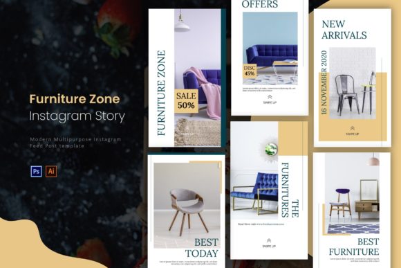 24 Instagram Story Template Business Designs for 2026 20 instagram story template business furniture zone instagram story editable canva