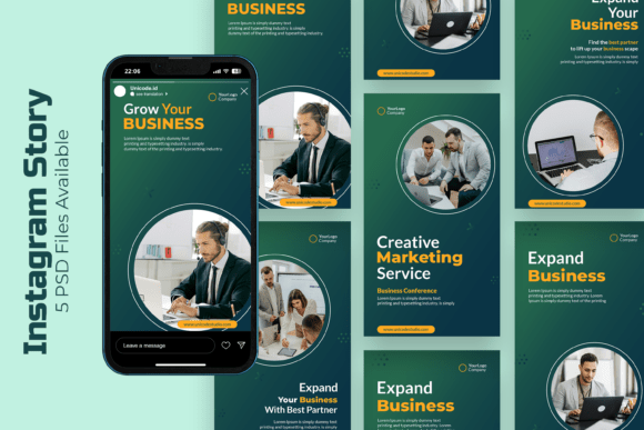 24 Instagram Story Template Business Designs for 2026 24 instagram story template business modern corporate marketing design editable canva
